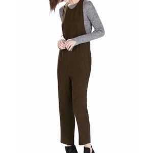 Zara Olive Racerback Jumpsuit